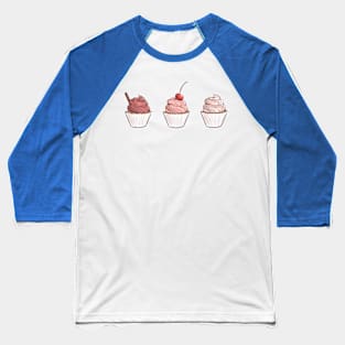 Cute cupcakes Baseball T-Shirt